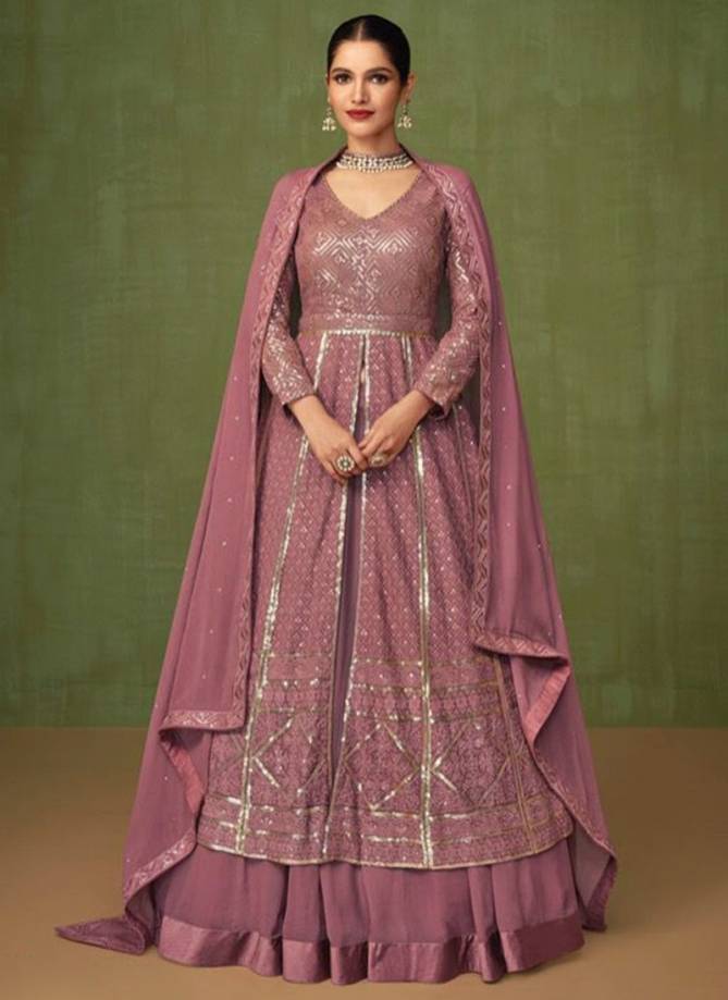 Sayuri Heer Heavy Wedding Wear Designer Long Anarkali Salwar Suit Collection